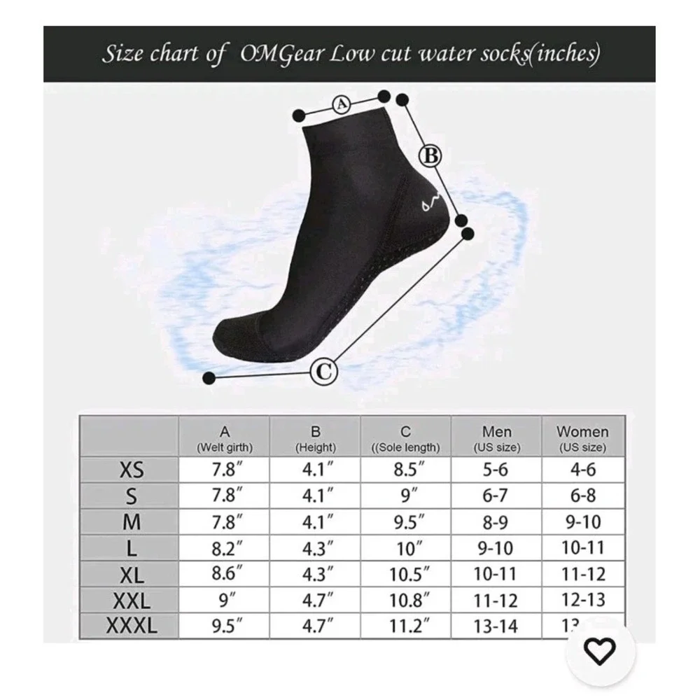 OM Gear Adult Water Neoprene Booties & Gloves , Tropical, Size Small BS16 - Picture 3 of 4